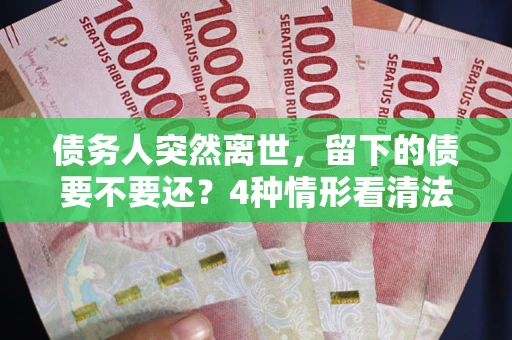 武汉债务人突然离世，留下的债要不要还？4种情形看清法律判决